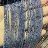 2mm pequenos Beads lapis Um ângulo esculpido em volta Beads string Gemstone Mini Beads