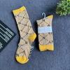 Calcetines de Moda para Hombre y Mujer Four Seasons Calcetines Deportivos de Tubo Largo para Pareja Calcetines con Letra NY Shlet Calcetines de Estudiante a la Moda Estilo Coreano