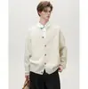 Nuevo cárdigan de punto para otoño e invierno para hombres y parejas, con patrones trenzados, estilo trendy old money, venta al por mayor de fábrica transfronteriza