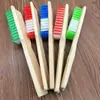 Oferta Especial Tienda de 2 Yuanes: Cepillo de Limpieza para el Hogar de Alta Calidad, Cepillo de Bambú Colorido Multifuncional Cuadrado para Lavandería
