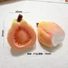 Frutas 3D Realistas Goiaba Criativas DIY Acessórios Feitos à Mão Cola Creme Resina Pequenas Peças Materiais