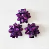 (Fábrica) 1,0 polegada-3 polegadas Flor de Estrela a Laser Caixa de Presente Decoração de Carro de Casamento Flor de Fita Autoadesiva com Suporte Adesivo
