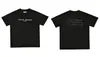 Transfronteiriça Estilo Americano Novo Mm6 Margiela Estampa Digital Duplo Algodão Casual Solto Unissex Par Camiseta de Manga Curta Tendência