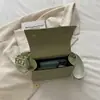 Elegante Bolso Cruzado para Dama 2026 Nuevo de Moda con Borla Bolso de Celebridad de Internet Pequeño Cuadrado de un Solo Hombro Bolso de Mano Casual Simple