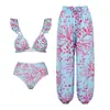 Traje de Baño Conservador Conjunto Europeo y Americano 2025 Cubre Vientre Delgado Vacaciones Playa Aguas Termales Bikini Conjunto Retro Francés