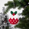 Tewei 2024 Nuevas decoraciones navideñas estilo ins Colgante para árbol de Navidad Colgante pequeño lindo de Navidad