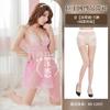 Lingerie Sexy Europeia e Americana, Vestido Chemise de Renda com Recortes Plus Size, Roupa Transparente, Camisola Reveladora de Renda, Atacado Latino