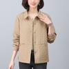 Abrigo Corto para Mujer Primavera y Otoño 2024 Nuevo Primavera para Madre Suelto Talla Grande Lar Chaqueta Estilo Casual Top