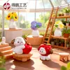Micro Paisagem Desenho Animado Fofo Maçã Cachorrinho Enfeites Jardinagem DIY Decoração Acessórios de Pendurar Desktop Carro Enfeites