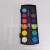 Set de Pintura de Acuarela Sólida de 12 Colores Lavable para Niños Principiantes Estudiantes Gouache Pintado a Mano Pincel Papel