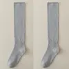 Calcetines JK Delgados de Primavera y Verano para Mujer, Calcetines Adelgazantes para Pantorrilla de Color Sólido, Calcetines Japoneses Dulces Transpirables Sexys por Encima de la Rodilla