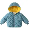 Chaqueta de plumón para niños Otoño e Invierno Engrosada para Hombres y Mujeres Bebé Casual Ropa Acolchada de Algodón Comercio Exterior Forro Polar Mantenimiento del Calor Chaqueta Acolchada de Algodón para Niños
