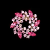 Broche Acrílico Estilo Coreano Acessórios de Vestuário Casamento Broche Strass Cristal Presente de Alta Qualidade Fabricante Atacado Fivela de Lenço
