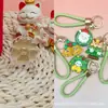 Colgante de Flor de Oro Puro 999 con Diseño de Girasol, Serie Navideña, Colgante de Oro con Cordón, Promoción de Transmisión en Vivo de Tiktok