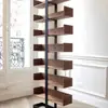 Estantería de Madera Maciza de Múltiples Niveles, Estilo Nórdico, de Pie, sin Instalación, Estantería Creativa para Apartamentos Pequeños, Estante para Libros Ilustrados Infantiles, Estante Divisor