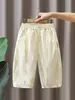 0990 Pantalones de Verano para Niños 2026 Nuevo Modelo Transpirables Rectos Anti-Mosquitos para Niños Pantalones Largos Finos de Verano para Bebé Modernos