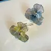 Anillo de Flor de Bola de Metal Exagerado Estilo Tweed de Gama Alta Versátil Personalizado Chapado en Oro Real Anillo Abierto Anillo