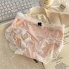 Estilo Retro Francés Encaje Puro Lujuria Niña Ropa Interior Seda de Hielo Mujer Entrepierna Algodón Puro Lazo Calzones Mujer Niña