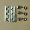 Tala Galvanizada de Três Furos com Ranhura Única, Tala de Três Furos com Ranhura Dupla, Argola de Fio Único para Pendurar, Tala de Arame Torcido de Aço, Gancho de Cabo