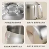 Pote Espessado para Fritar de Aço Inoxidável 304 Transfronteiriço Panela de Cozinha com Filtro de Óleo Frigideira Tanque de Armazenamento de Óleo com Tampa Pote para Óleo Quente Dropshipping