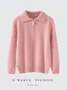 Nueva colección de otoño e invierno: Suéteres de cachemir engrosados para niños y niñas, con diseño de media cremallera, cuello tipo polo y estilo pullover, perfectos como capa base