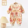 [75 Yuan por 3 Piezas] Rebaja de Invierno para Bebés y Niños Pequeños, Mono Grueso de Invierno para Niños y Niñas, Estilo Otoño e Invierno, Mameluco para Recién Nacidos