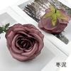 Tela de Seda Sintética Flor de Rosa Envoltura Rizo Central Acacia Rosa Decoración de Pared de Fondo de Boda Accesorios para la Cabeza de Bandera de Regalo