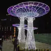 Luces de Paisaje Culturales y Turísticas, Luces de Paisaje LED Árbol de la Vida, Festival de Luces a Gran Escala, Luces Decorativas Coloridas, Luces de Paisaje Personalizadas