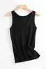 Camisola 100% lana de hilo fino, prenda interior de punto para mujer, corte ajustado, favorecedora, adecuada para todas las estaciones, top versátil como capa base