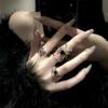 Anillo Araña de Moda Fresca Diablo para Mujer Ins Chaodong Gate Nuevo de Alta Calidad Combinable Lujo Ligero Celebridad de Internet Anillo de Apertura