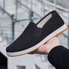 Novos Sapatos de Pano Velho Pequim Sapatos de Pano Masculinos Lasanha Sola de Borracha Sapatos de Pano Respiráveis Casuais Masculinos Militares Simples Sapatos de Pano Pretos