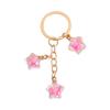 Llavero de Cuentas Acrílicas de Estrella de Cinco Puntas Colorido Ins Corazón de Chica Colgante para Bolso Llavero de Estrella Joyería Colgante