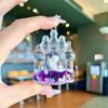 Botella de arena movediza creativa DIY Campana de viento aceite luminoso flotante llavero bolsa Colgante de coche pequeño regalo fabricante
