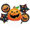 Festa de Halloween Arranjo de Feriado Bandeira Prato de Papel Copo de Papel Guardanapo Canudo Toalha de Mesa Faca e Garfo Colher Decoração de Abóbora de Halloween