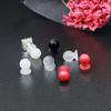 Plugues de Orelha Anti-Perfuração, Piercings de Pedra, Plugues de Orelha Transparentes, Plugues de Brinco, Tampões de Ouvido, Plugues Traseiros para Piercing de Orelha, Acessórios de Plugue Anti-Queda, Silicone