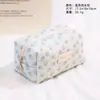 Bolsa de Maquiagem Floral Fresca Estilo Coreano Grande Capacidade Bolsa de Higiene Pessoal para Cosméticos Bolsa Clutch Multifuncional para Estudantes