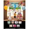 Decorações para Festa de 2º Aniversário Posey and Pip para Meninos e Meninas, Cena de Quarto, Adereços para Fotos em Placa de KT, Balões