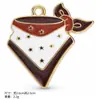 Chapéu de Cowboy Ocidental Europeu DIY Esmalte Gotejante Ornamento Acessórios Pingente Único Bota de Cowboy Charme Estilo Pequeno Perfume Pingente de Colar