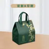 Bolsa de Embalaje para Zongzi del Festival del Bote del Dragón Caja de Regalo Bolsa de Regalo Tote Bolsa Térmica para Zongzi Papel de Aluminio Engrosado Personalizado de Alta Gama Comercial
