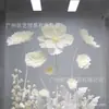 Flor de Papel para Casamento Cenário de Palco de Casamento Adereços Flor de Papel Grande Simulação Artesanal Rosa Festival Decoração de Vitrine