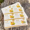 Adesivo de Etiqueta de Fruta Tira Filme Adesivo Universal Fruta Vegetal Morango Laranja Adesivo Etiqueta