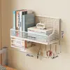 Estantes de almacenamiento para pared para habitaciones de residencia estudiantil, cestas colgantes de cabecera para estudiantes, soluciones de almacenamiento para pared sin perforaciones para cabeceras