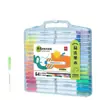Deli Hm122 Marcador Acrílico Redondo Fácil de Lavar Bolígrafo de Color Lavable Dibujo de Capas para Estudiantes de Arte Set para Colorear