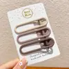Pinza Lateral de Color Caramelo Y2K Estilo Millennial Dopamina para Mujer, Pasador de Verano para Flequillo, Pinza para el Pelo Lateral