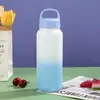 Nova caneca gigante de celebridade da Internet 40 onças grande capacidade lidar com copo de carro duplo canudo de água fria atacado