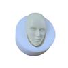 Molde facial de silicona para cara real, molde facial de silicona para bollo al vapor, molde facial de silicona versión Q, molde facial de silicona para pan al vapor de arcilla