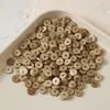 Cuentas Espaciadoras de Cáscara de Coco Natural Multicolores Discos Planos Redondos Accesorios para Manualidades Hechas a Mano para Pulseras Collares Cuentas de Oración