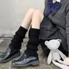 Calcetines Jk de Punto, Calcetines Largos de Tubo para Pantorrilla de Mujer, Calentadores de Piernas, Calcetines Holgados Cálidos de Otoño e Invierno, Rodilleras Lolita Calcetines Venta al por Mayor