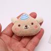 Acessórios de Pelúcia de Algodão com Cabeça de Animal de Desenho Animado Patozinho Fofo Gato Boneca Broche DIY Boneca Acessórios de Decoração