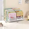 Estante de Mesa para Livros Ilustrados Infantis Caixa de Armazenamento de Livros de Mesa Prateleira Superior de Mesa para Leitura de Bebê ao Lado da Cama